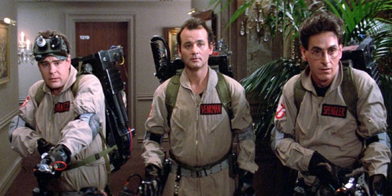 Ghostbusters movie comedy series on DVD BluRay